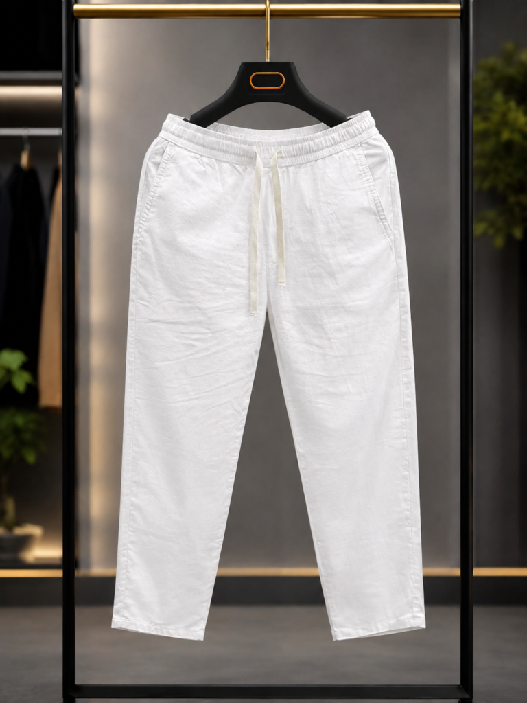 Cotton Trouser - White