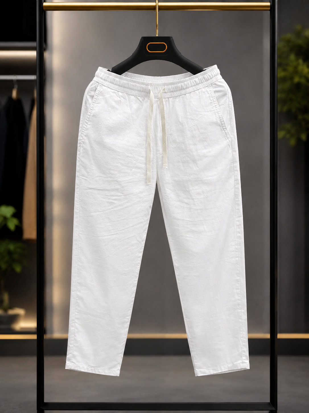 Cotton Trouser - White