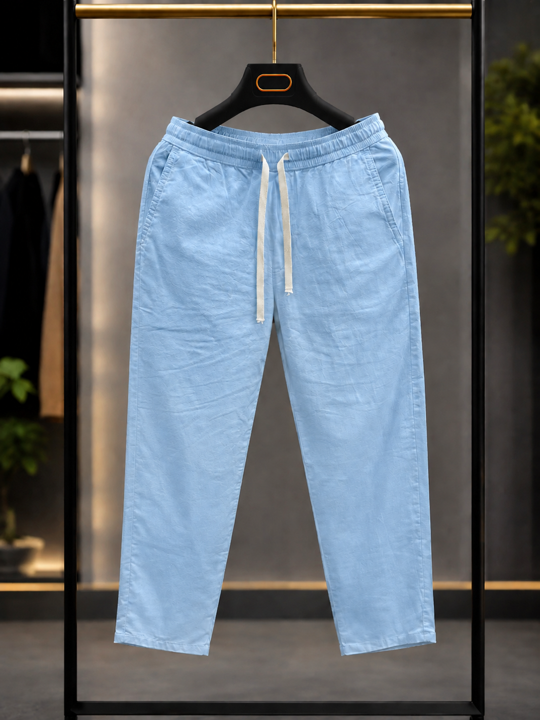 Cotton Trouser - Sky Blue